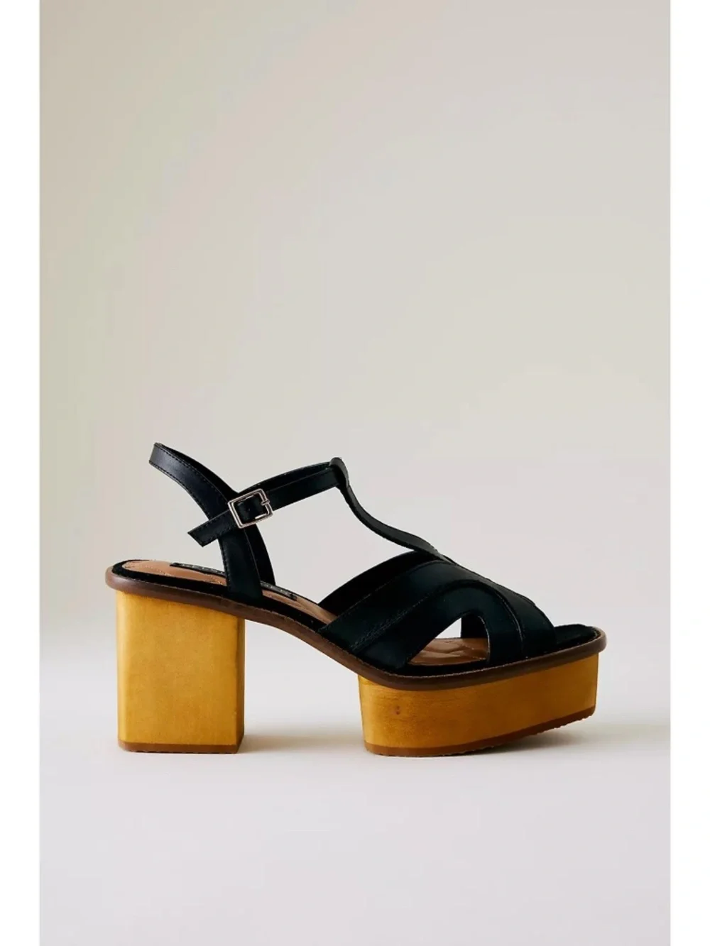 Kelsi Dagger Brooklyn Genie Leather Platform Sandals NIB